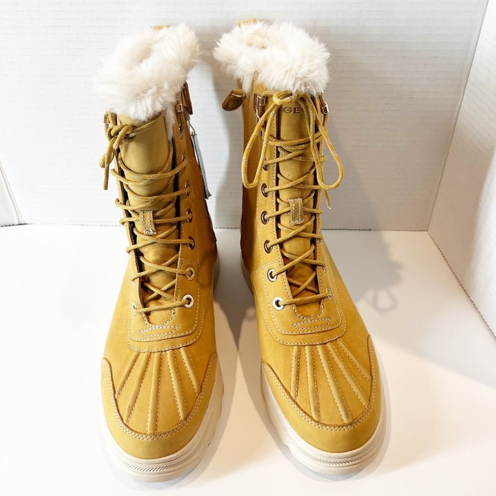 GEOX Amphibiox Fur lined  Boots Women Size 10.5 NEW